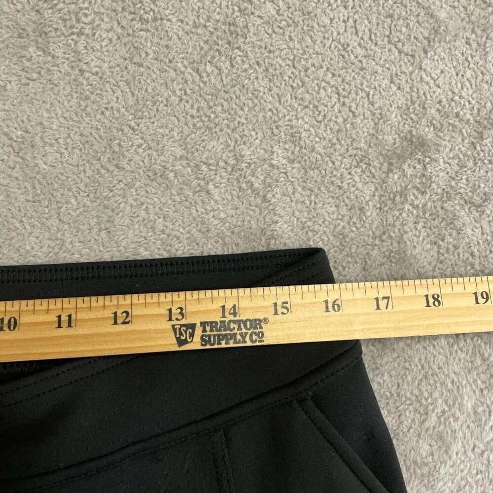 New 32 Degrees Womens M Black Thermal Jogger Pants With Pockets M0767